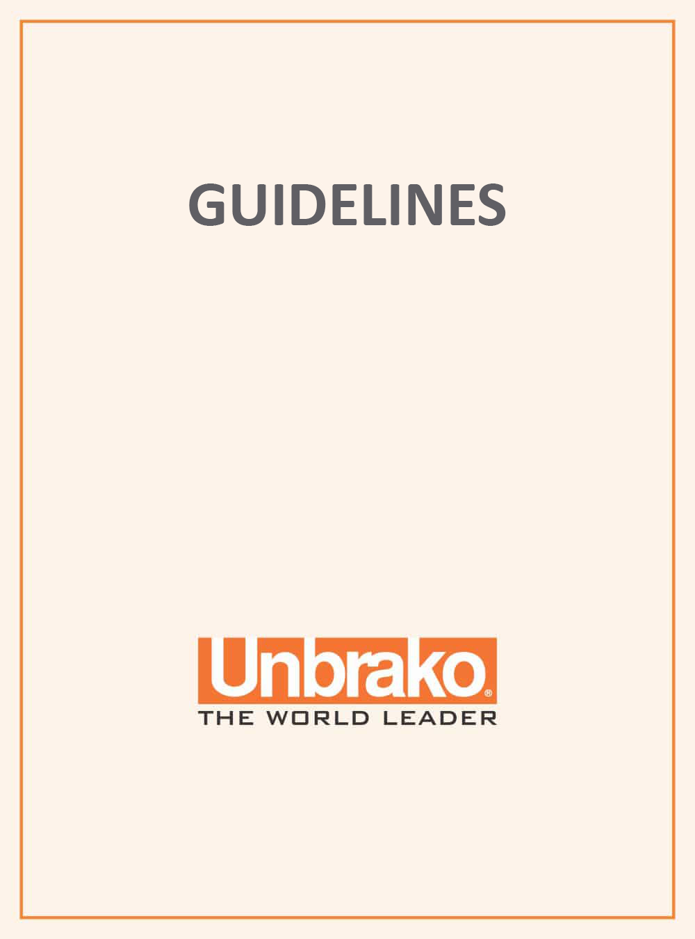 unbrako guidelines