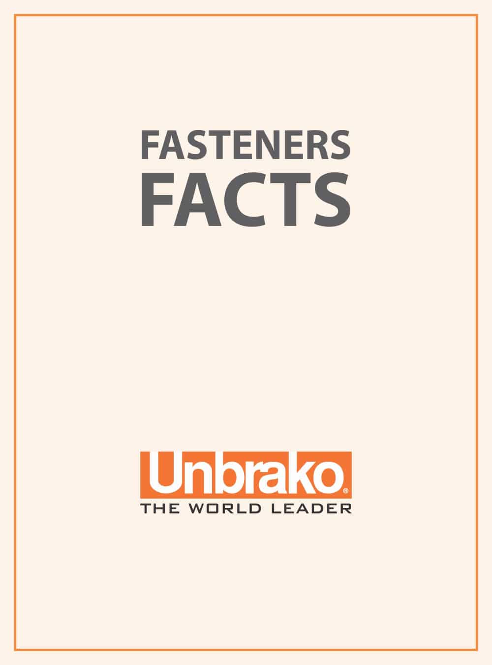 Unbrako fastener facts