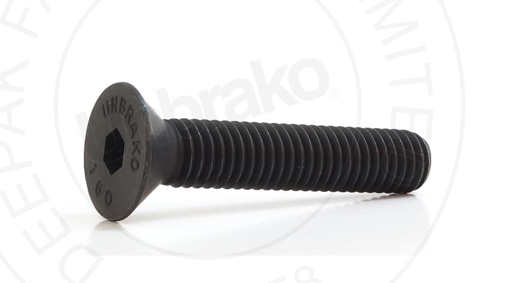 Flanged Button Head Cap Screw (FBHCS), Black Oxide (Unbrako)